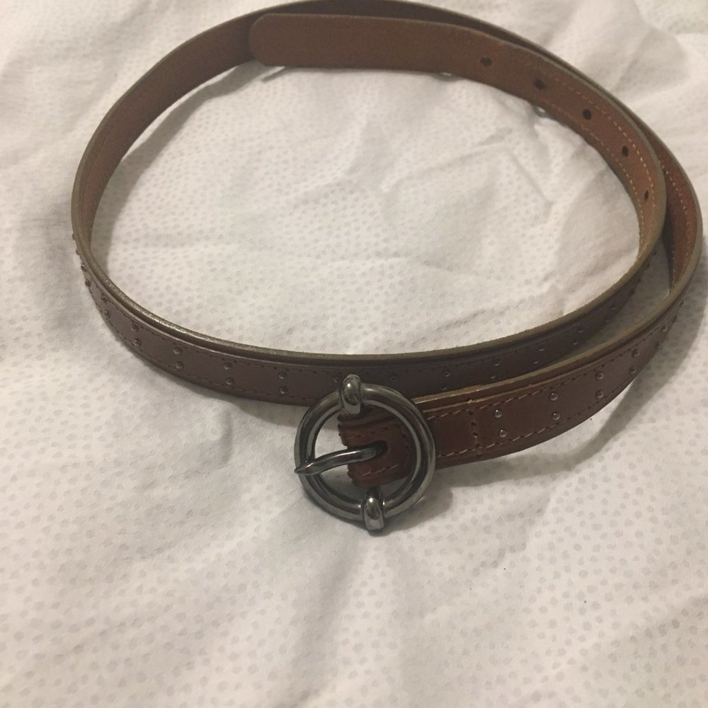 Cole Haan women's brown leather belt